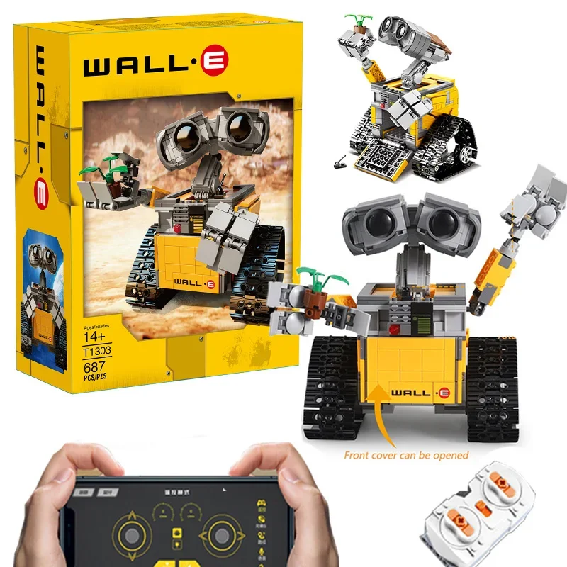 Building Blocks 2024 Brand New 687 Pieces Electric Hi-Tech APP RC Robot Motor Power Function Building Blocks Children\'s Toy Gift