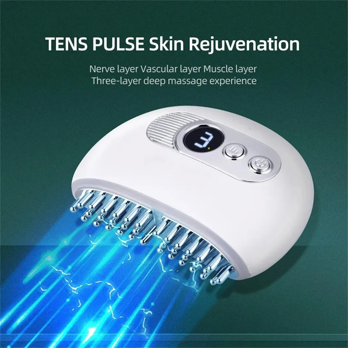 FZFZ 電気筋肉マッサージャー振動 EMS 筋肉刺激装置子午線バックネックボディマッサージ機温湿布付き