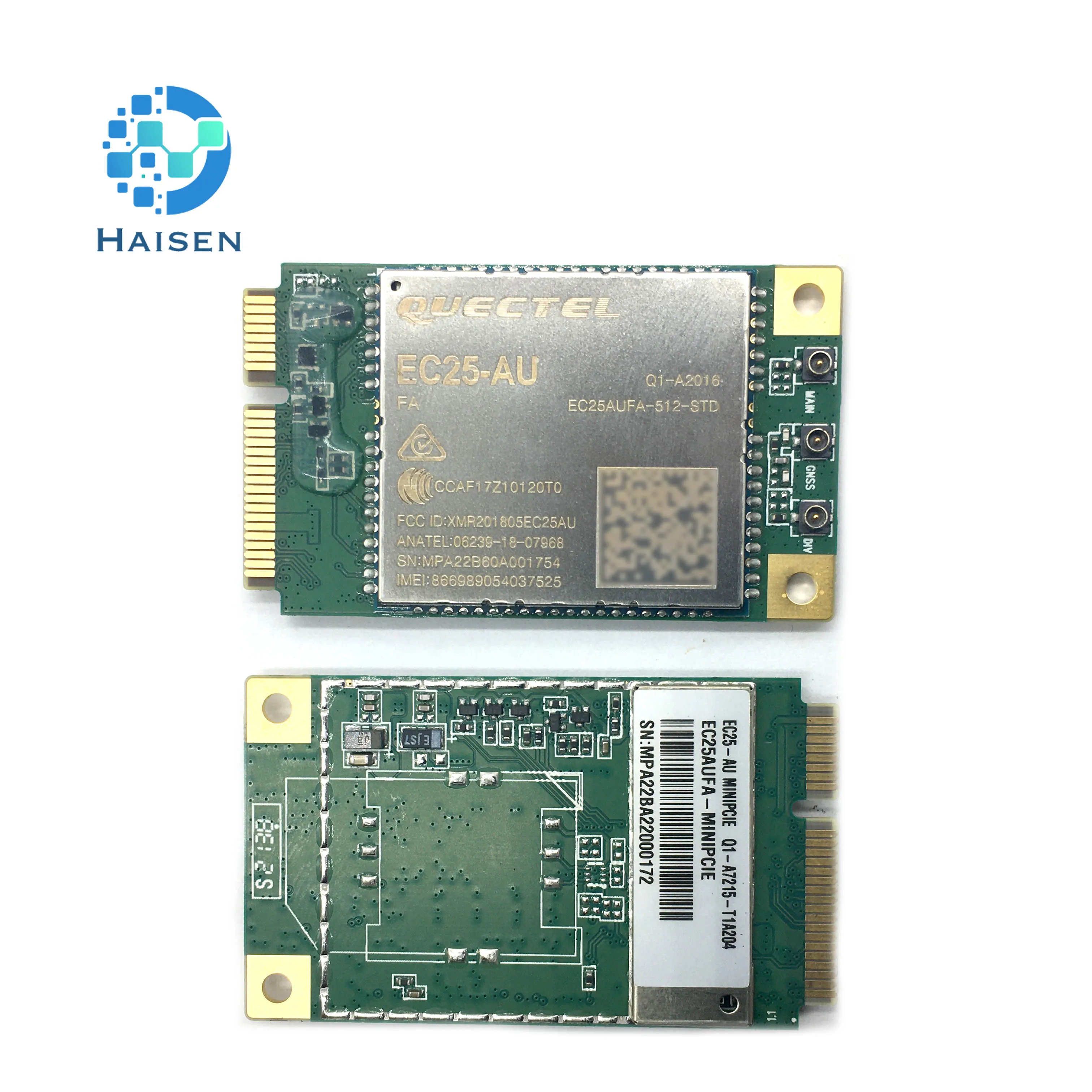 

HAISEN QUECTEL LTE category 4 module EC25 Mini PCIe EC25 EC25-AU MINIPCIE EC25AUFA-MINIPCIE EC25AUGC-MINIPCIE