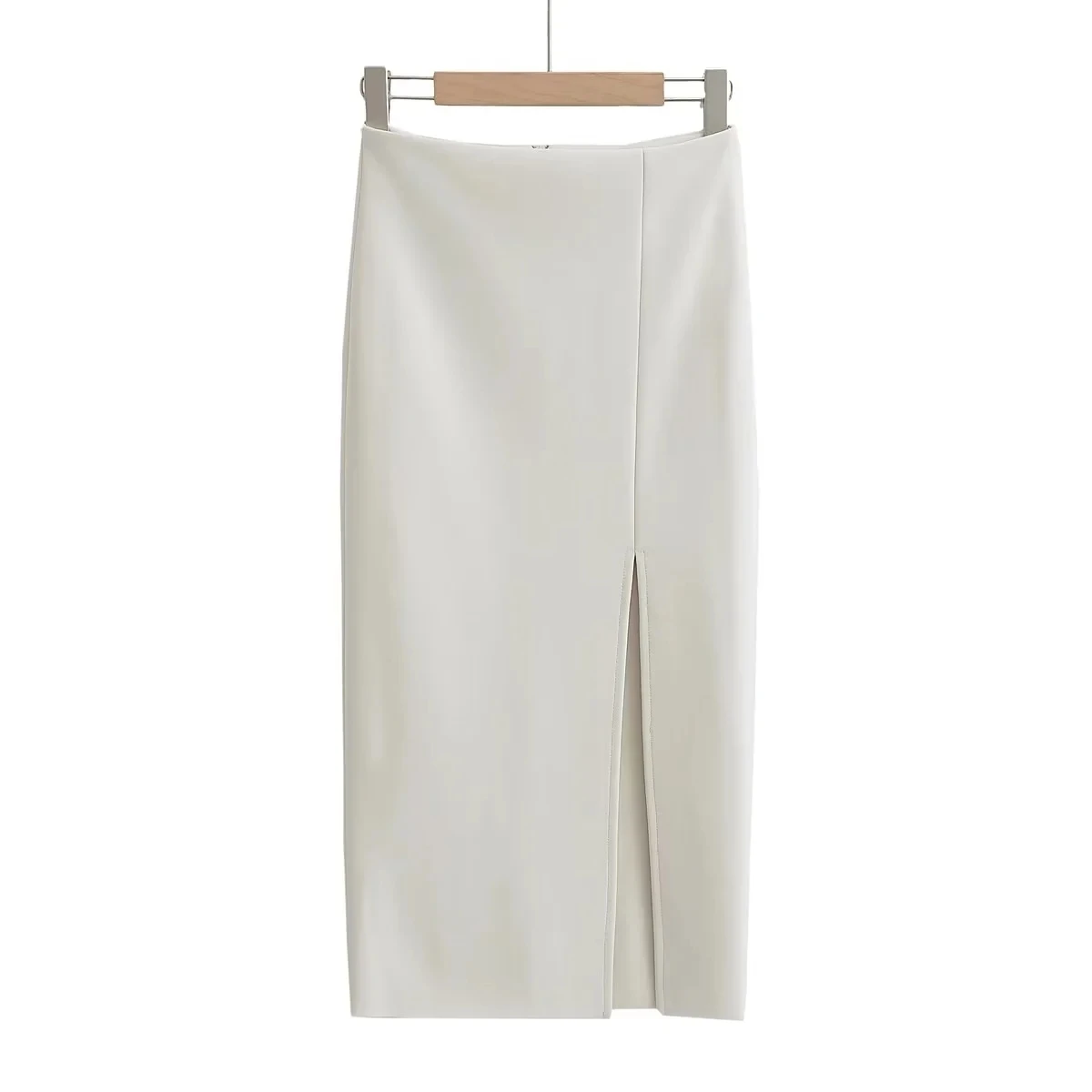 Gonna lunga a vita alta con spacco laterale Ele che dimagrisce la nuova gonna a trapezio estiva da donna Ladylike Faion