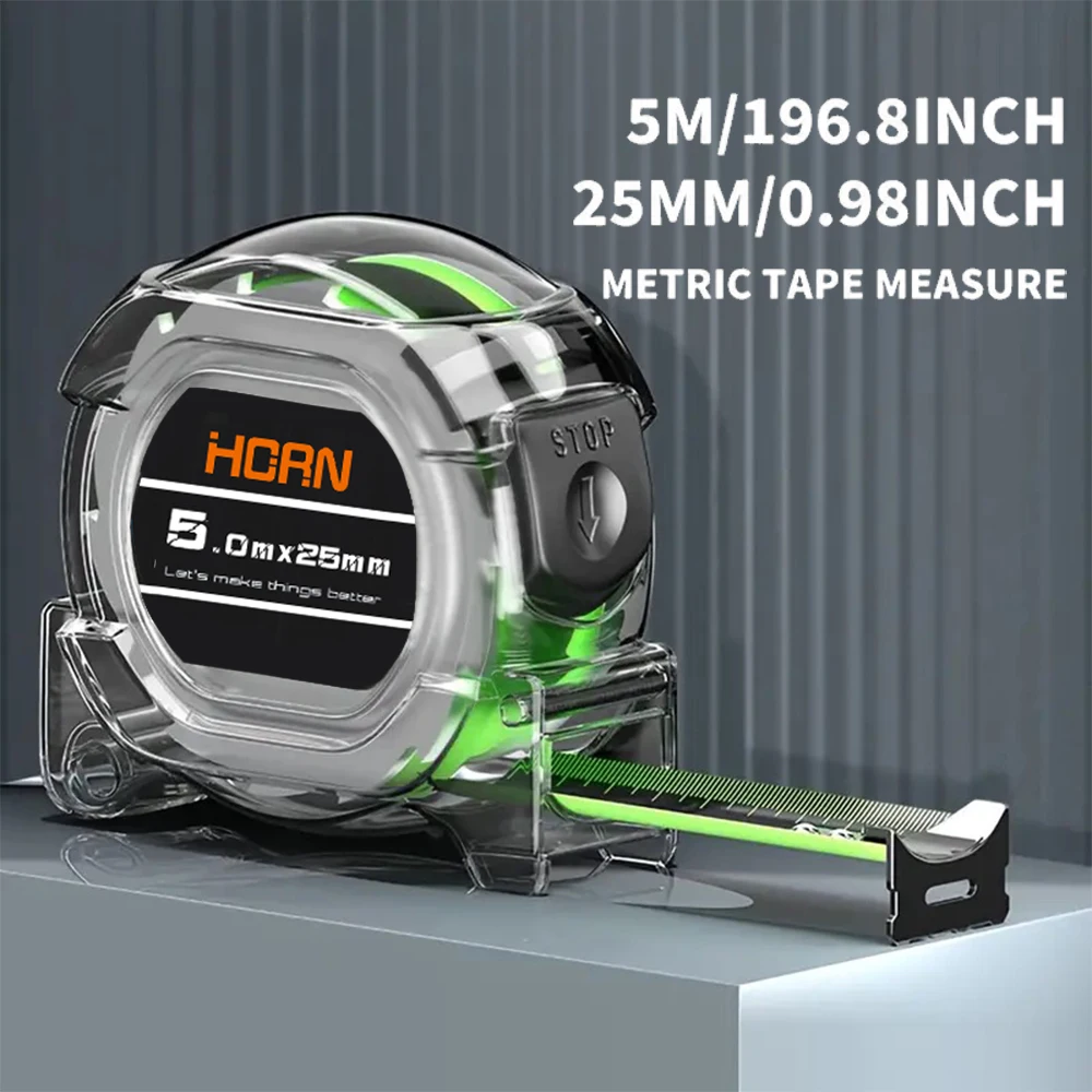 3-5-7-10 Meter Fluorescerend Meetlint Precisie Verdikte Schaal Waterdicht En Slijtvast Multifunctioneel Meetinstrument