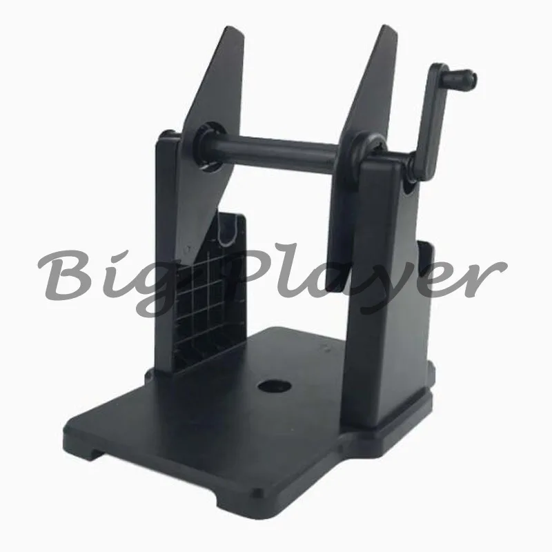 Manual Crank Label Rewinder Bracket - Large Roll Universal Holder for Printer External Barcode Paper