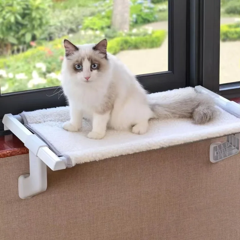 Cat bed cave hammock balcony window design four seasons use removable and washable