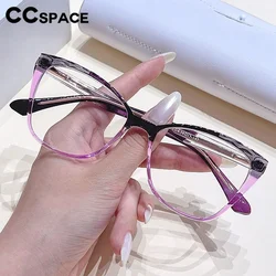 Color-blocked TR90 Anti Blue Light Glasses Frame Square Spring Hinge Clear Eyeglass Customizable Prescription Spectacles #302675