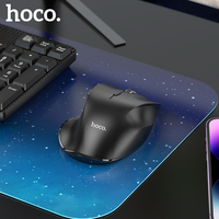 HOCO GM24 Dual-Mode Business Wireless Ergonomic Mouse 2.4G/Bluetooth 6D Buttons 1600 DPI USB Gaming Computer Mouse For PC Laptop