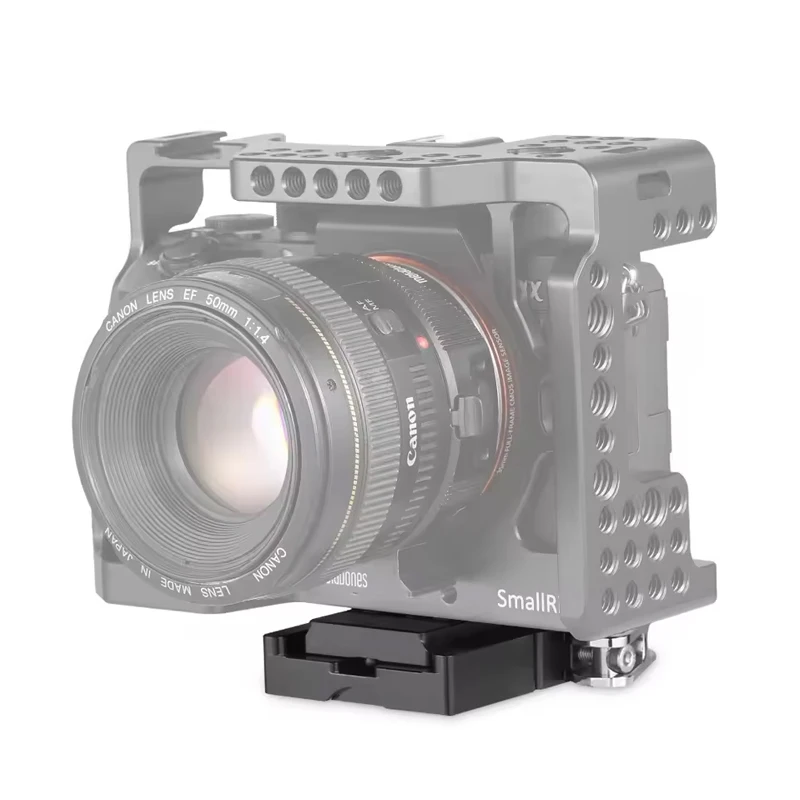 SmallRig DSLR-Kamera-Schnellwechselplatte und Klemme (Arca-Typ-kompatibel) Stativ-Einbeinstative für Sony Canon DJI Kamerakäfig -2144
