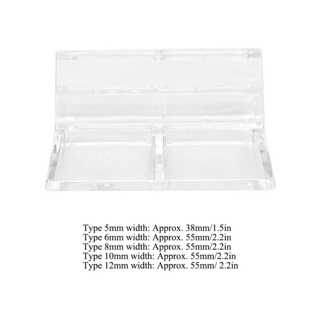 

20Pcs Set Acrylic Glass Cover Clip Transparent Multiplesizes Aquarium Glass Holder Universal Design Fish Tank Support Aquarium