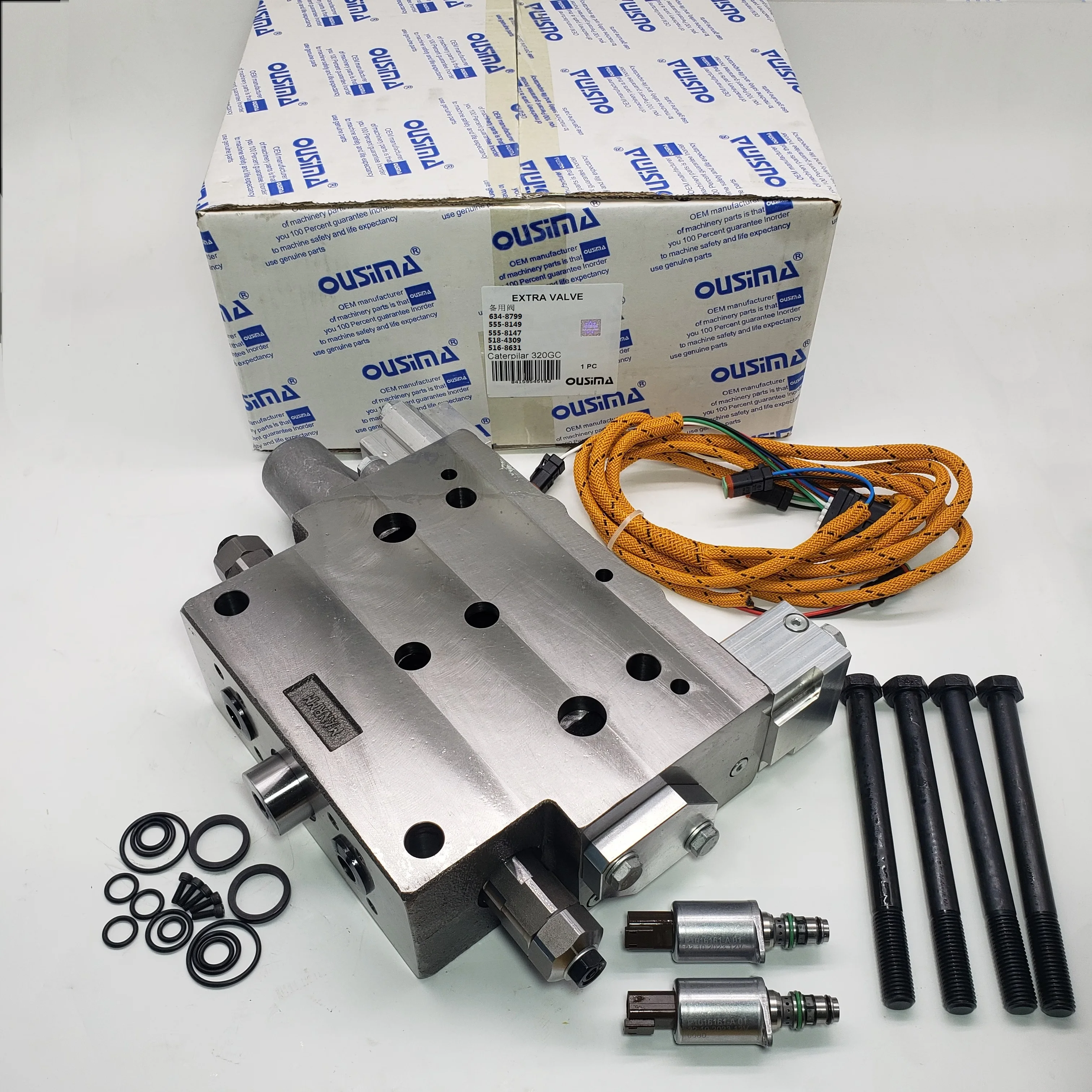 

Группа электромагнитных клапанов OUSIMA для экскаватора CAT 320GC (номера 634-8799, 555-8149, 555-8147, 518-4309, 516-8631)