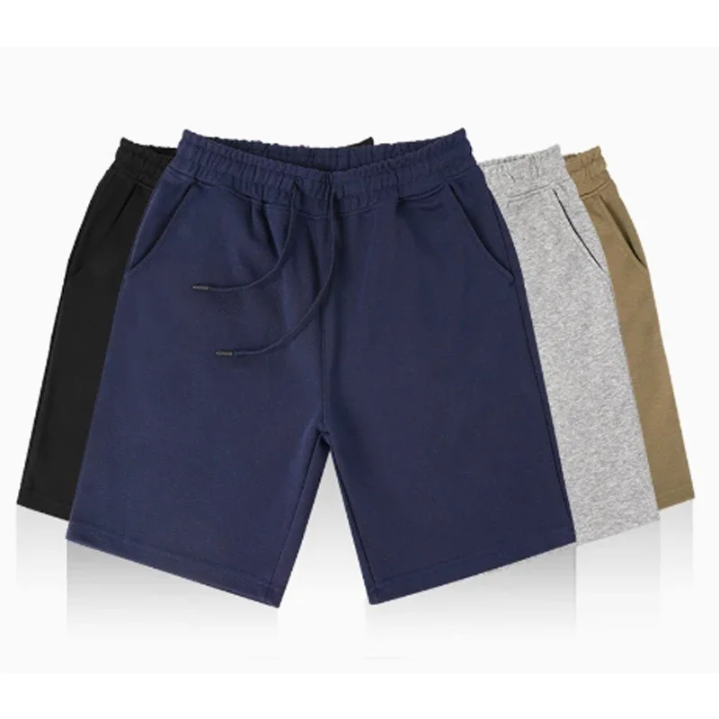 

Летние мужские шорты, прямые свободные короткие джоггеры, хлопковые шорты-бермуды с завязками на талии, США S-XL