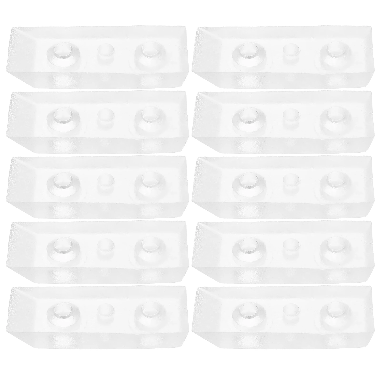 

10 Pcs Anti Slip Wear Resistant Soft Silicone Rubber Floor Protectors Chair Leg Covers Furniture Feet Pads Transparent Hardwood