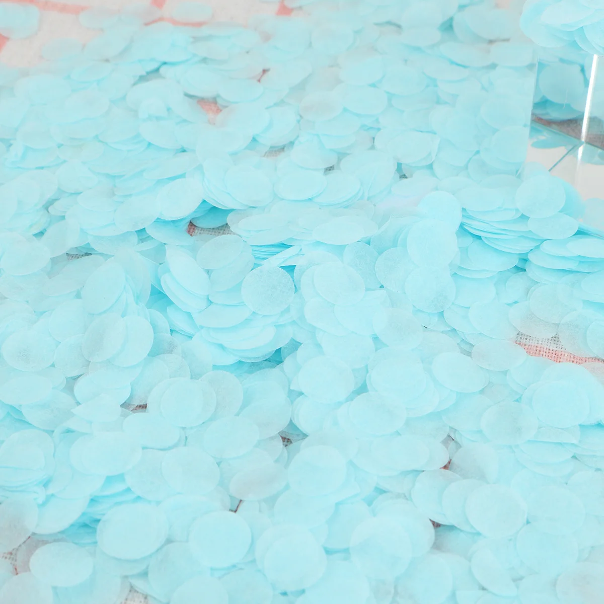 

1cm 50g Sky Blue Paper Confetti Balloon Party Decoration Wedding Birthday Anniversary Christmas Valentine's Celebration