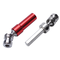 AED3-4Pcs Rear Center Drive Shaft CVD Transmission Shaft For 1:12 Wltoys 12428 RC Car Short Course Desert Buggy Off-Road