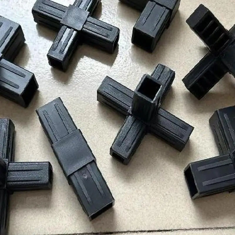 Aluminum Alloy Square Tube Connector Replacement Connection Fastener Fixed Joint Elbow Pipe Fitting Easily Install Y5GB