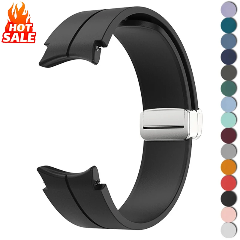 �y�Z�[�����zSamsung Galaxy Watch 7 6 5 4 40mm 44mm 5Pro 45mm�p�m�[�M���b�v�V���R���X�g���b�v�AWatch 6Classic 43mm 47mm�p�}�O�l�b�g�o���h�u���X���b�g
