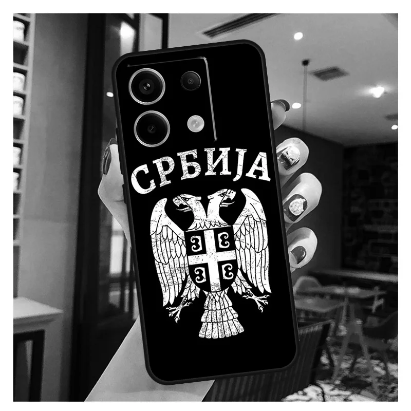 Flag of Serbia Serbian Case For Xiaomi Redmi Note 13 Pro 12 11 9 10 12S 11S 10S 9S Redmi 13 12 10C 12C 13C Cover