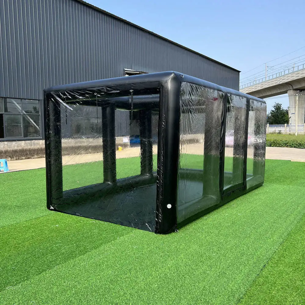 Airtight PVC Inflatable Car Capsules Cover Storage Air Sealed Inflatable Car Garage Bubble Tent Carport for Parking