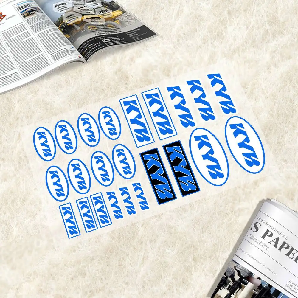 

Blue K-kyb-b Stickers Moto Sticker Auto Body Bumper Windows Motorcycle Laptop Walls Vinyl Decal Car Tuning Accessories