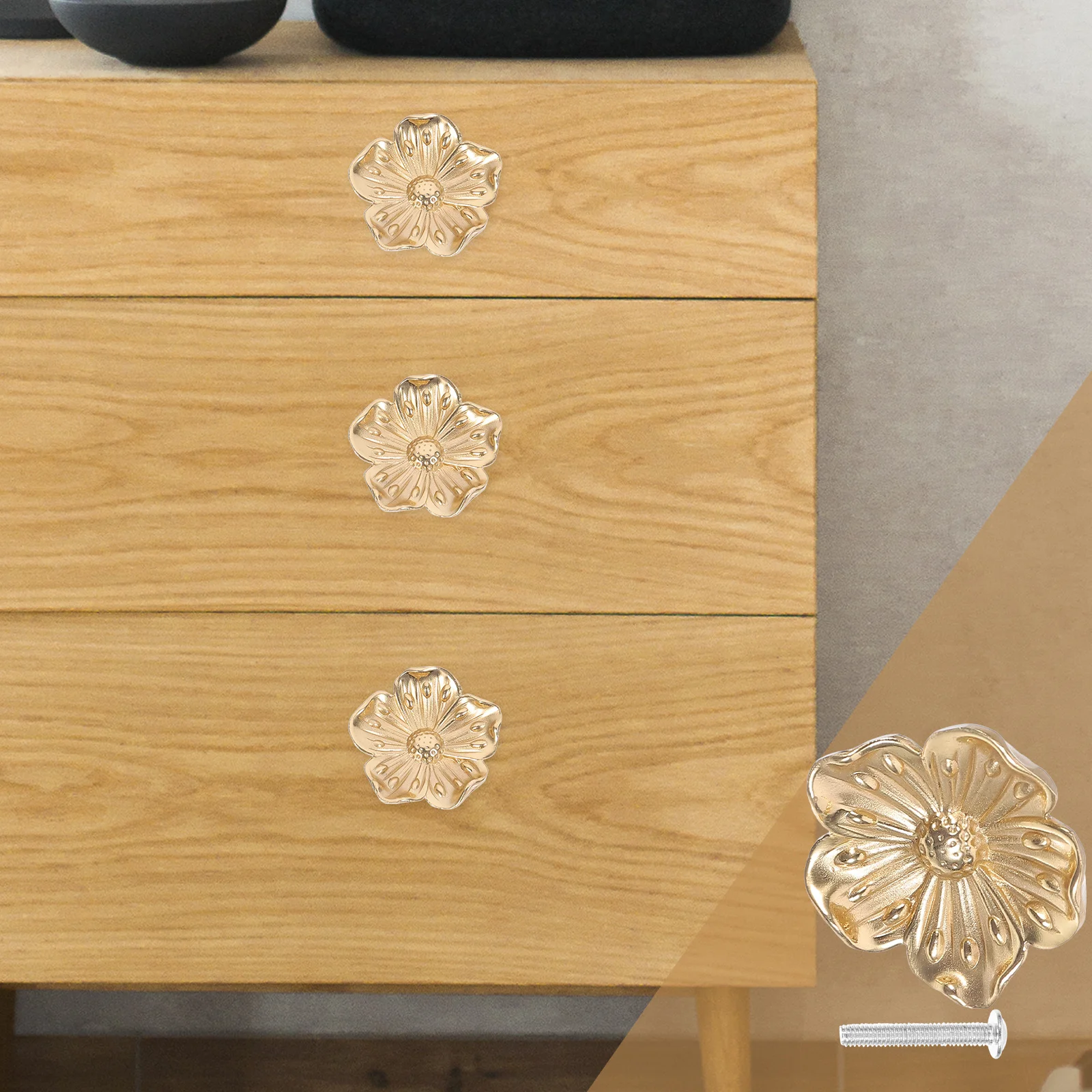 

Blossom Handle for Wardrobe Cabinet Door Furniture Knob Drawer Pull Durable Safe Old Interior Doors