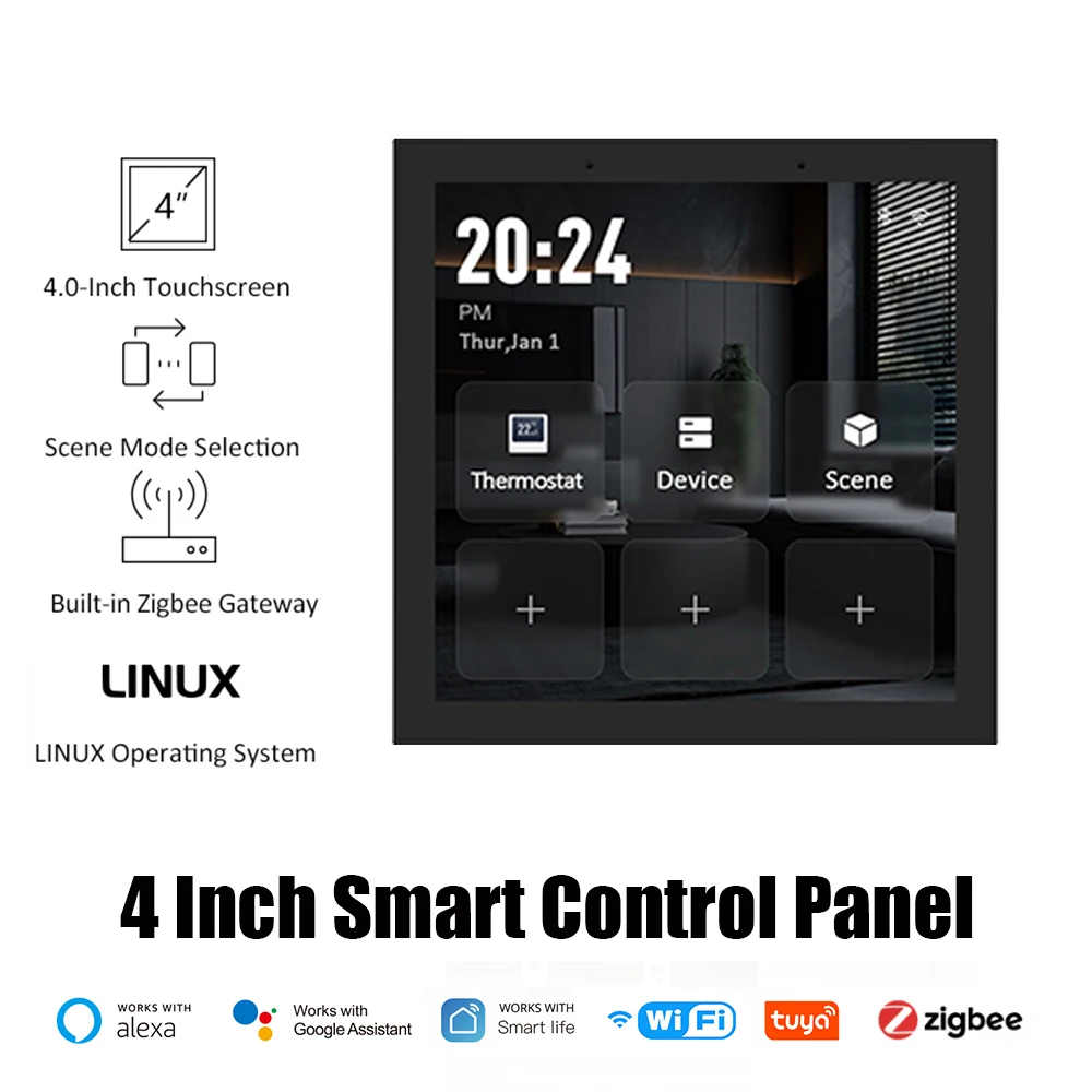 Tuya Zigbee Smart Control Panel: My Real-World Experience with a Central Zigbee Hub for Whole-House Climate Management