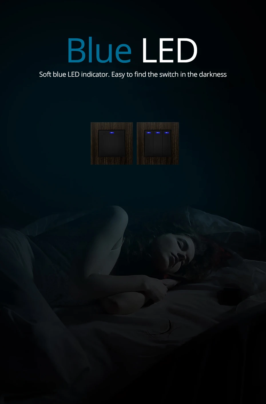 Wallpad Wood Texture Aluminum Alloy Panel EU Electrical Sockets And Wall Switches With LED 1 2 3 Gang 2 3 Way USB Charge Port