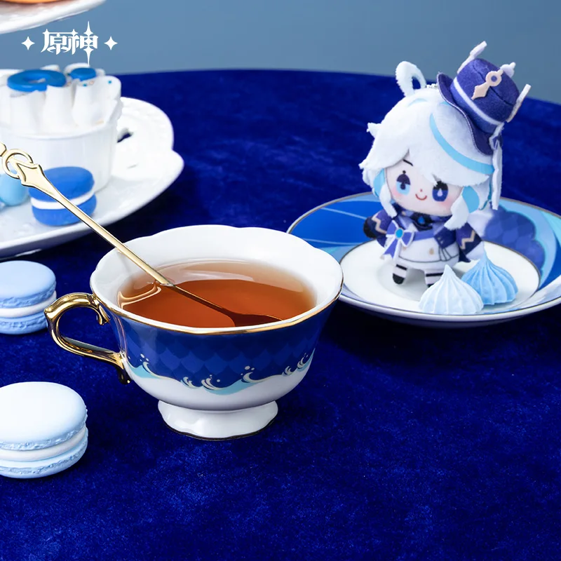 [Official Merchandise] Genshin Impact Furina Impression Afternoon Tea Cup and Saucer Set Endless Solo of Solitude Ship in 2025.5