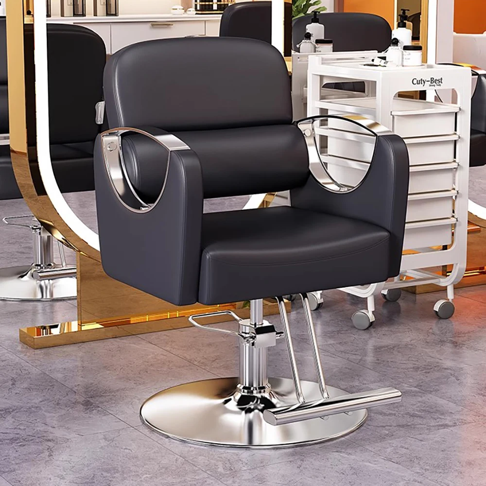 Kursi tukang cukur Modern nyaman, furnitur rambut estetika Nordik kecantikan mode penata rambut sederhana halus Kapperstoel