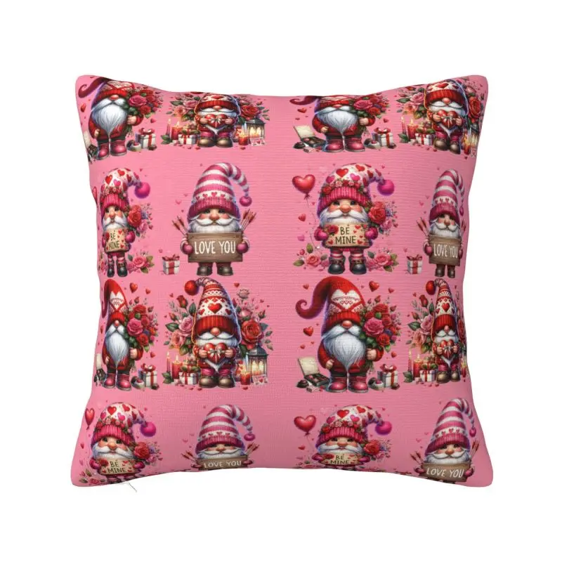 

Custom Valentine's Day Goblin Square Pillow Case Home Decorative Cushion Cover Throw Pillow for Car Double-sided Printing