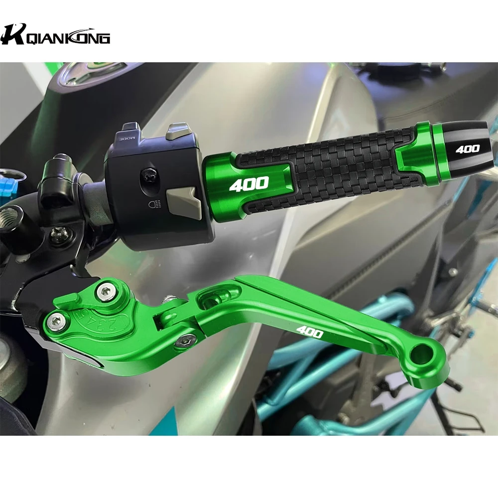 

Motorcycle Brake Clutch Levers Handlebar Handle Grip Ends For Kawasaki NINJA400 Z400 NINJA Z 400 2018-2020 2021 2022 2023 2024