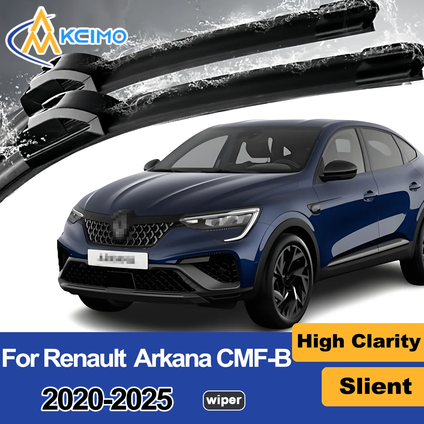 

2PCS Universal Wiper Blade for Renault Arkana CMF-B LJL 2020-2025 Renault Mégane Conquest (countries of former Yugoslavia) Rena
