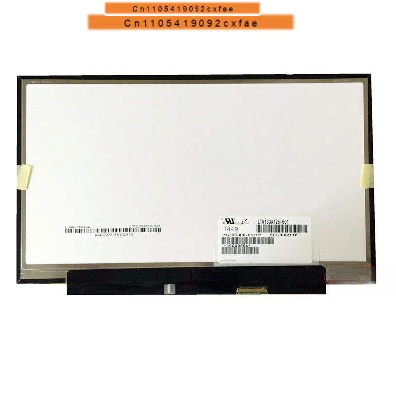CHJ Laptop LCD Screen For Toshiba R700 Z835 Z830 Z930 Z935 LTN133AT25 601 T01 LP133WH2 TLM4 TLL4 replacement display 13.3'' matr