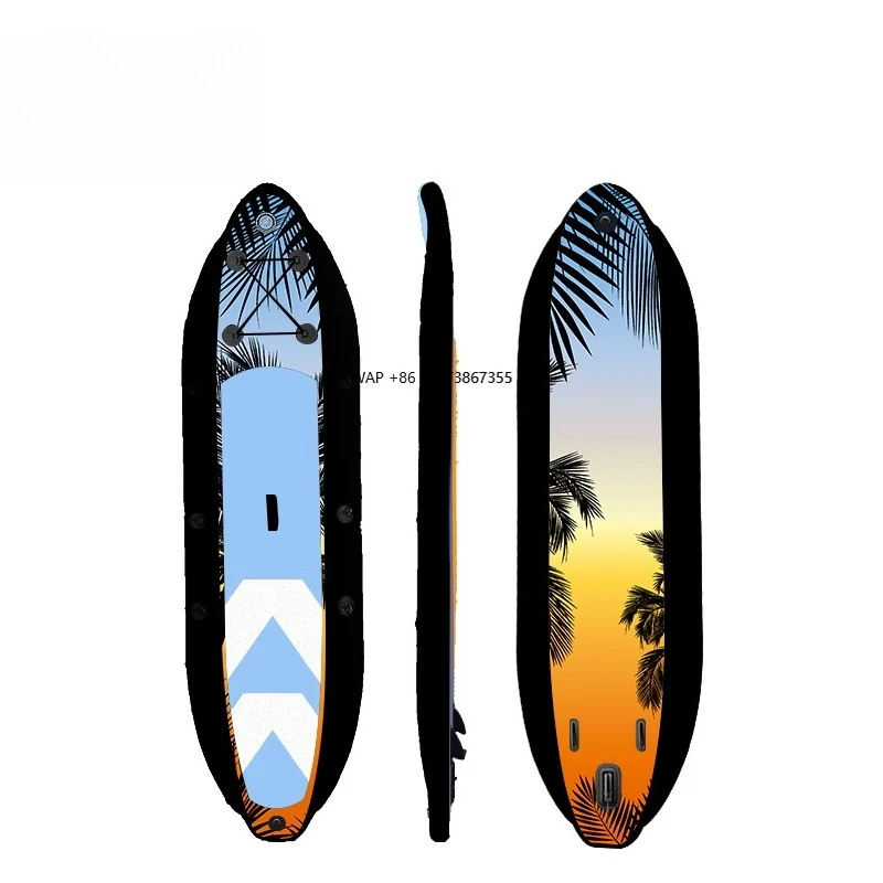 

ULTTY PVC Inflatable Float Stand up Standup Fishing Paddling Sup Paddle Board