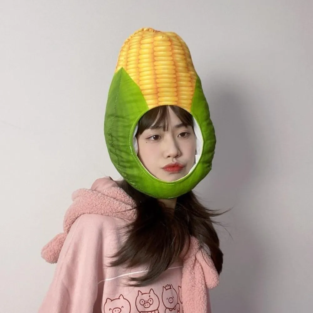 

Eggplant Creative Fruit and Vegetable Hat Playful Thick Nutrition Month Hat Stretchy Soft Pullover Cap Kids Adults