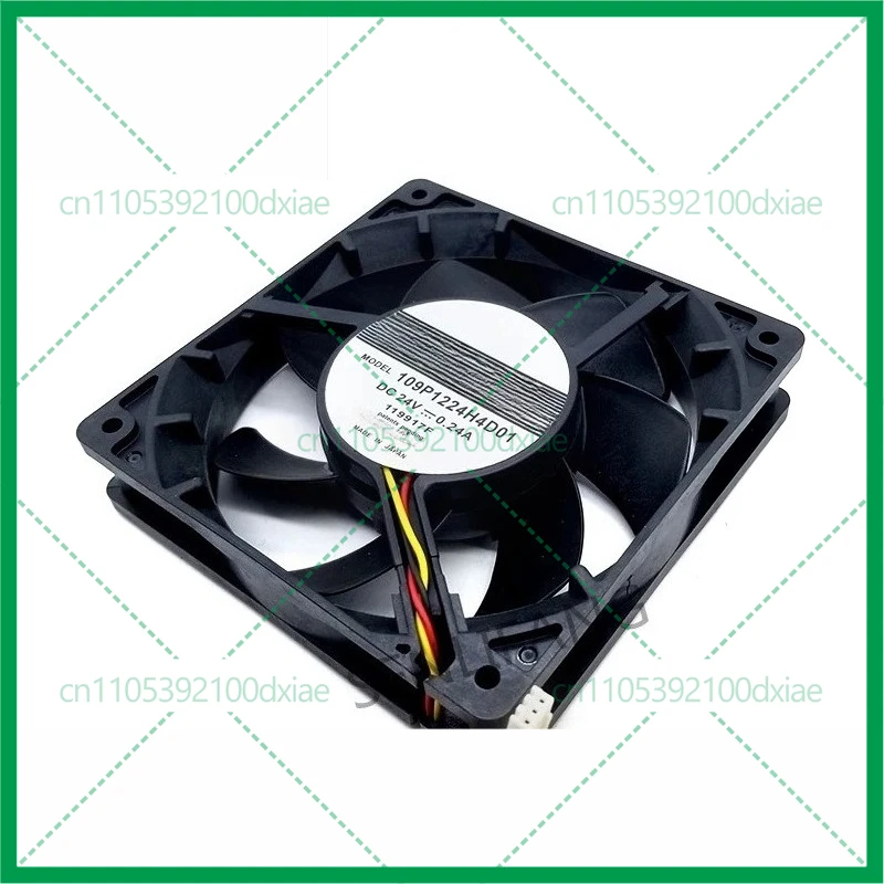 

Новый охлаждающий вентилятор для San Ace 120 109P1224H4D01 24 В 0,24 А 120*120*25 мм 12 см 3 провода