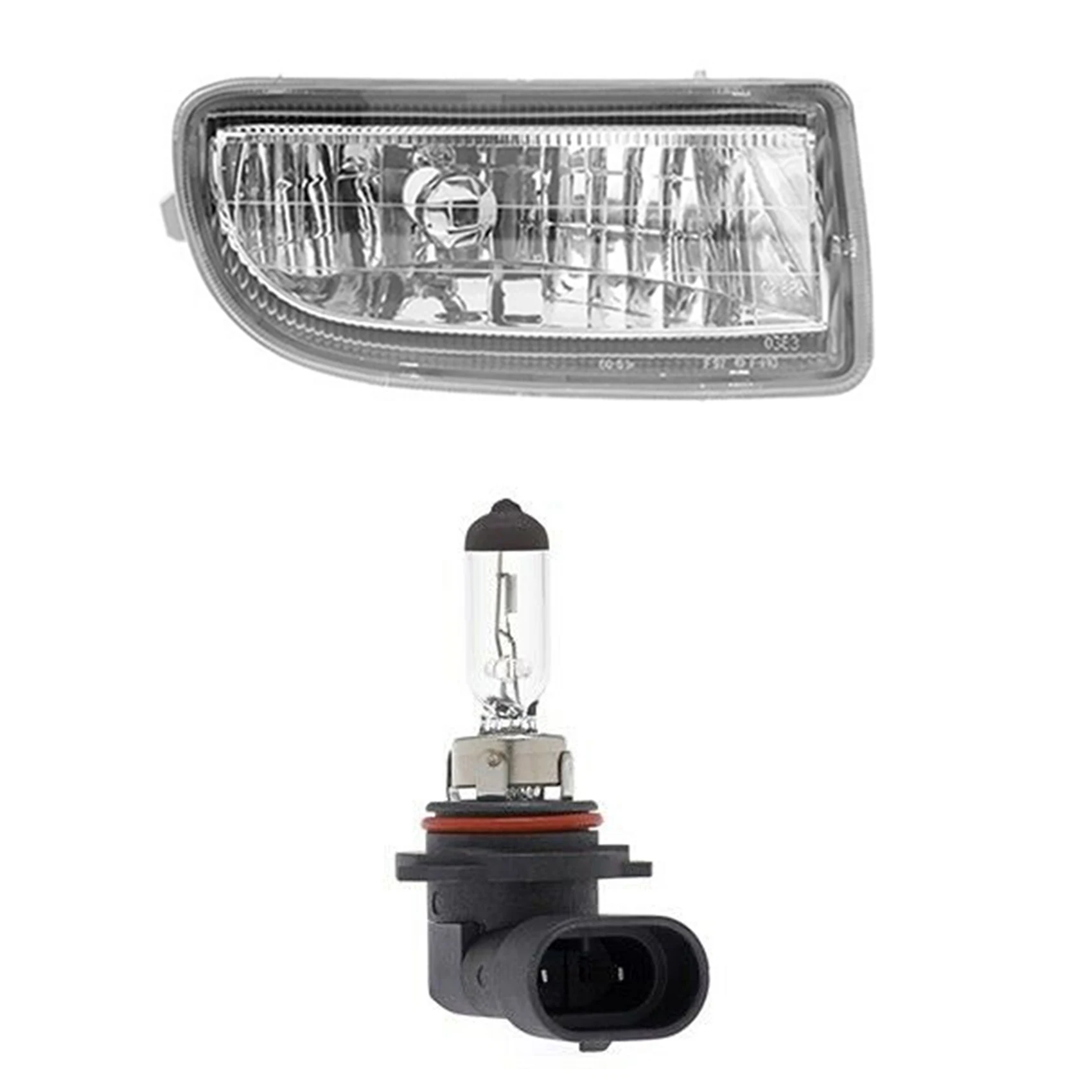 Car Fog Light Clear Lens Bumper Fog Lamp Right for Toyota Land Cruiser 100 LC100 FJ100 1998-2007 Daytime Running Light