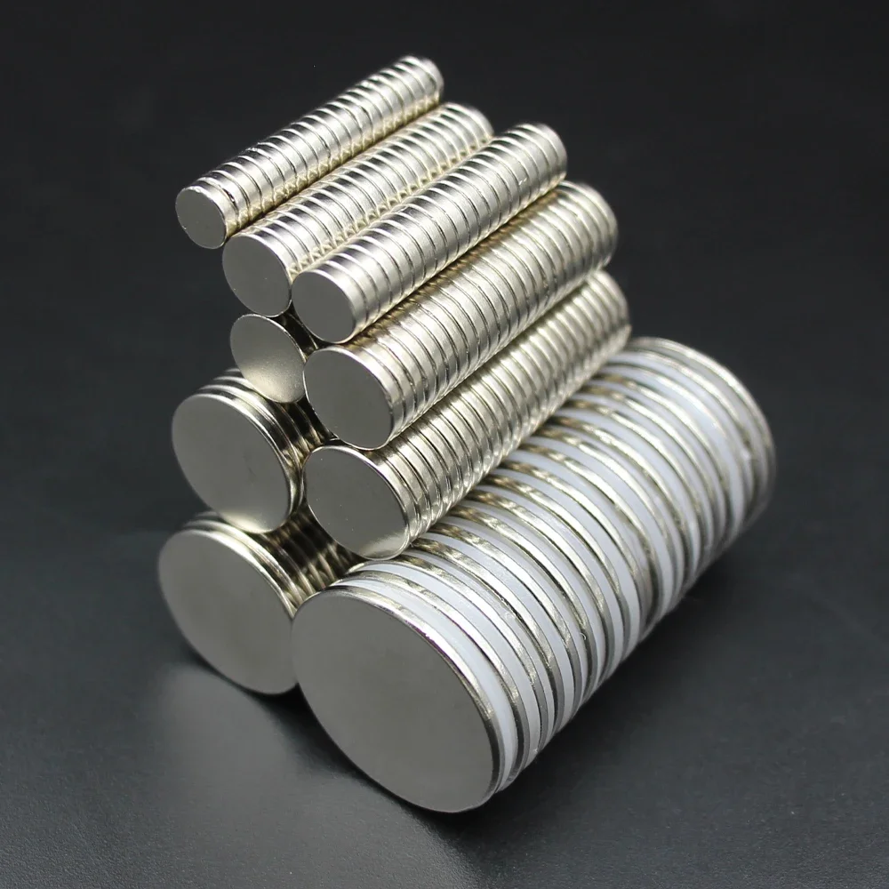 3X แม่เหล็ก N35 2/4X 2/5X 2/6x 2/8X 2/10x 2/12x 2/15X 2/20X 2/25x 2/30x2mm แผ่นดิสก์นีโอดิเมียมอันทรงพลัง NdFeB