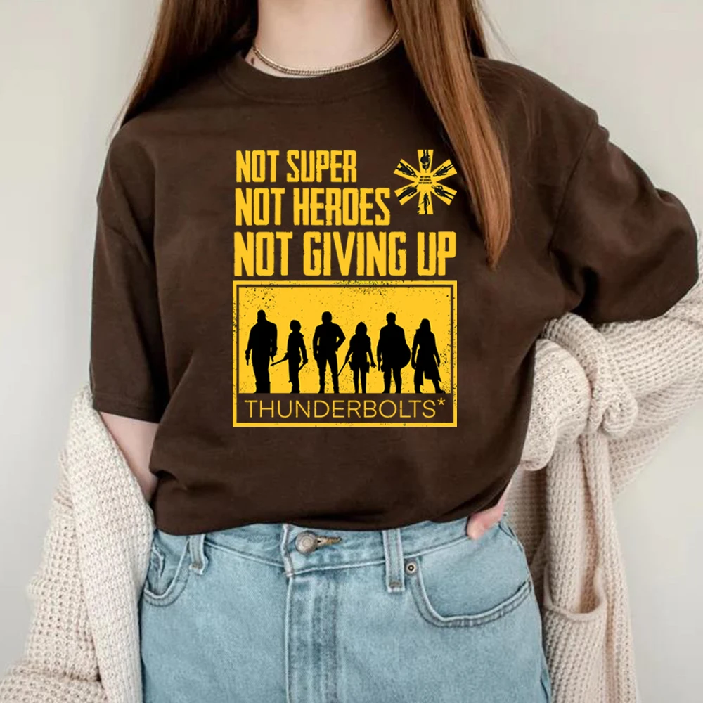 2025 Movie Thunder-bolts Shirt Bucky Barnes T-Shirt Yelena Belova Tees Winter Soldier Shummer Tee Trendy Superhero Top Fans Gift