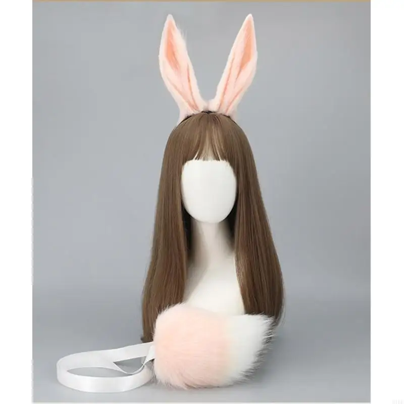 31bf Plush-Ear Baschetto Ear Anaia costume Costume Hairhoop Props Chieno Coperino Comic-Show Girl Girl Accessori anime