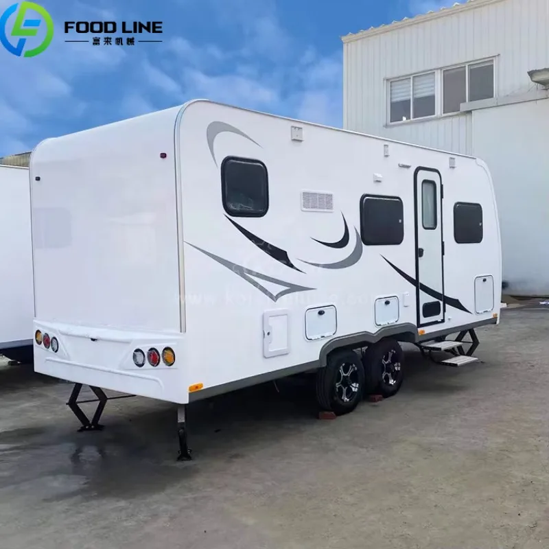 FL Customized Australian Standard Motorhome Semi-Off-Road Travel Trailer Double Axle Camper RV for Sale