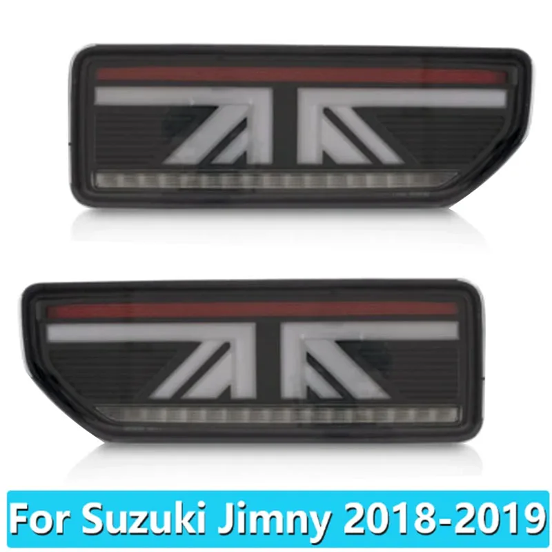 

1 Pair For Suzuki Jimny 2018-2019 LED Taillights Assembly LED Rear Lamp Brake Reverse Light Rear Back Up Lamp DRL Tail Lights