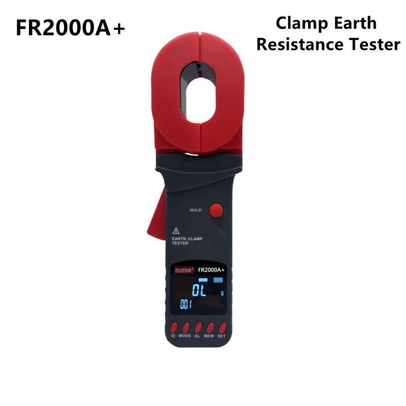 Digital Clamp On Ground Earth Resistance Tester Meter Clamp Earth Resistance Tester FR2000A+ FR2000C+ 2000C+ FR2000+