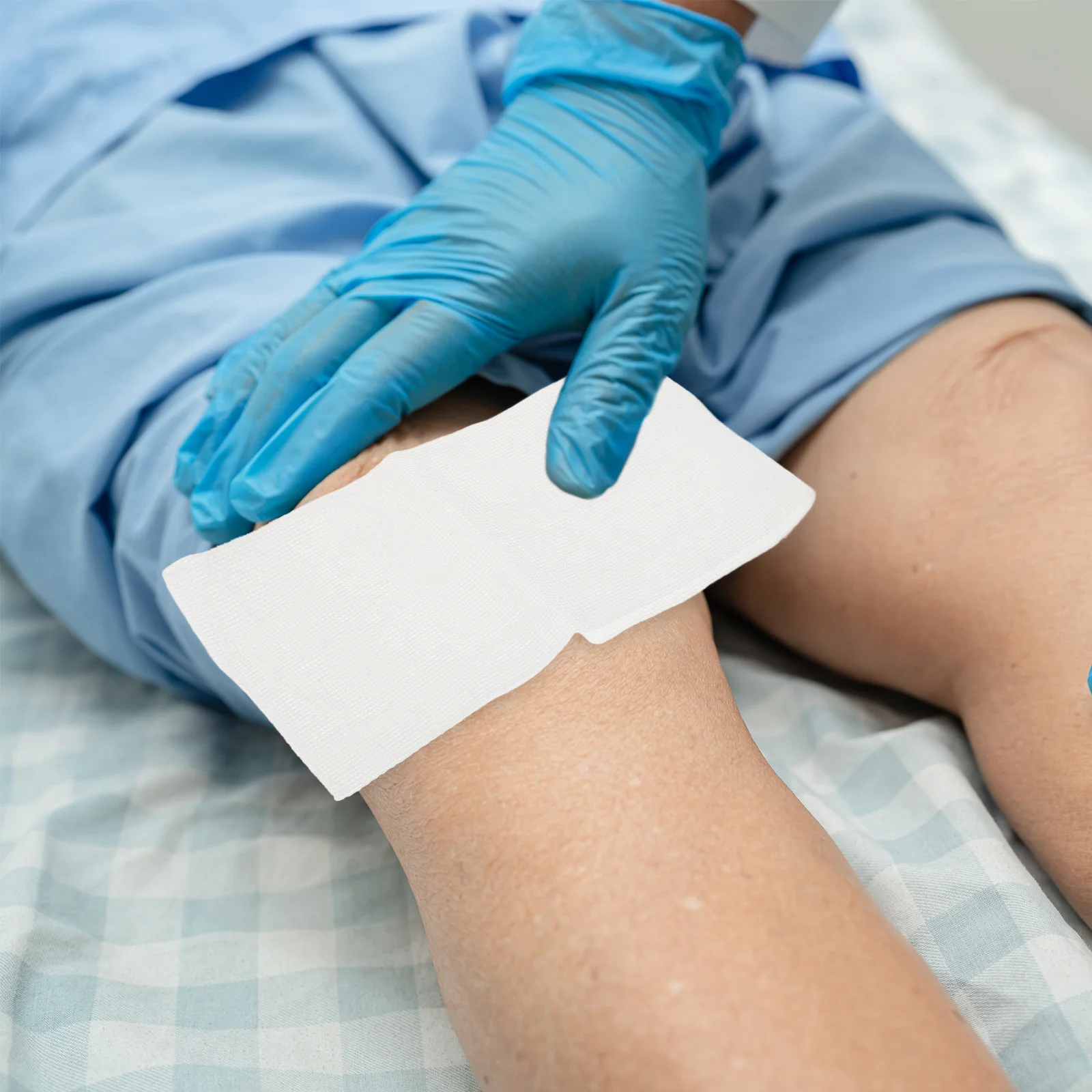 مجموعة العناية بالجروح الطبية القابل للتصرف، وسادات غير لاصقة من الدرجة الطبية، كرات قطنية، ملقط بلاستيكي، تضميد الجروح في حالات الطوارئ المنزلية #3