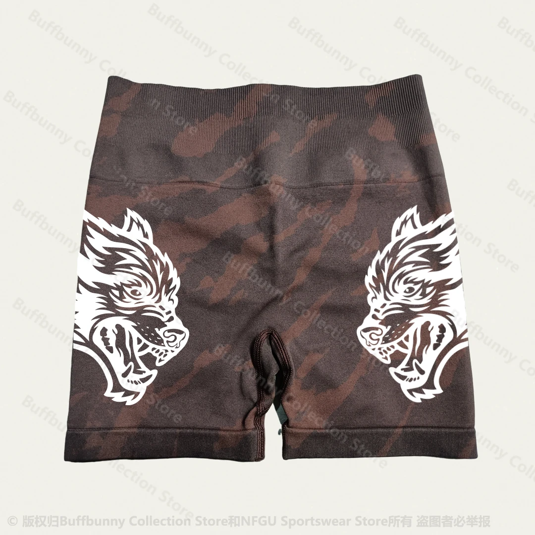 

Darc Women Shorts Exercise Fitness Pants Womans Sportswear Yoga Fitness Darc She Wolf Head Sexy Crossfit Gym Shorts