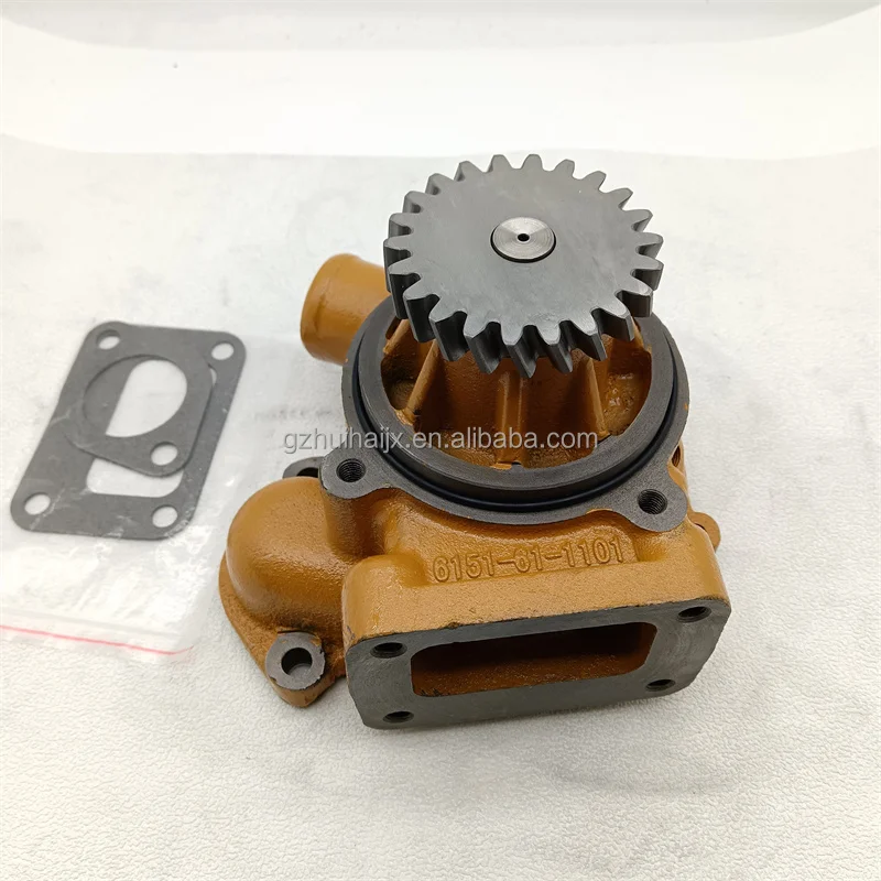 

6151-61-1101 Engine Cooling Water Pump Assembly with Gasket for PC300-3 PC400-3 Excavator 6D125 Engine Spare Parts