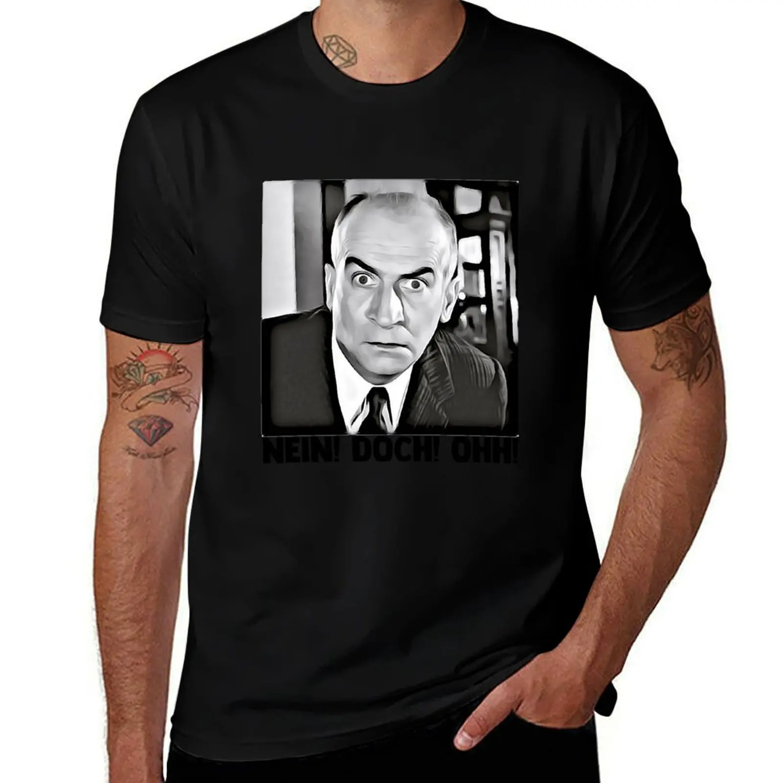 

Louis de Funès Funes No! But! Nein! Doch! Ohh! T-Shirt vintage clothes funny meme t-shirts custom t-shirts anime shirts men