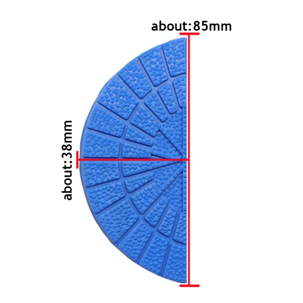 1 زوج الأحذية التصحيح تسولي وحيد حماة المضادة للانزلاق المطاط باطن ملصقات الأحذية إصلاح مقاومة للاهتراء ملصقات بمادة لاصقة ذاتية #6