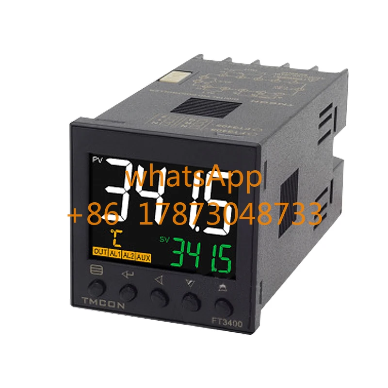 

FT3415 LCD Intelligent Pid Temperature Control Meter E5CC Temperature Controller with RS485 Communication 4-20mA Analog