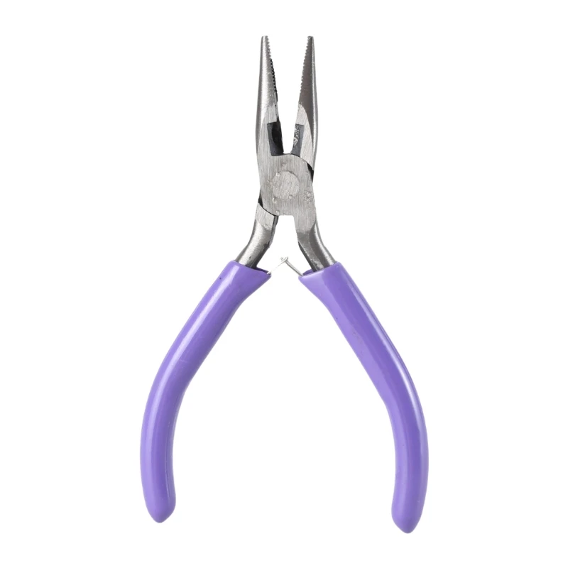 Handmade Miniature Pointed Needle Nose Pliers, Portable Spring Small Tool for DIYer Jewelry Craftsmen Intricate Dropship