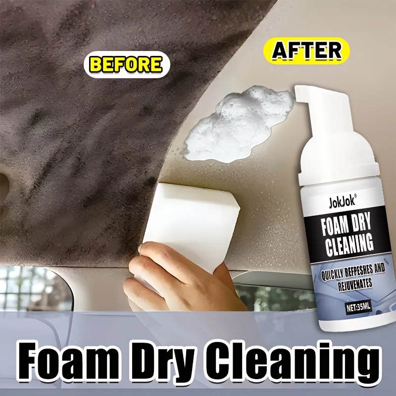 

Омолаживающая пена для потолка салона автомобиля, восстановитель тканей сидений и обивки, простое в использовании средство для обновления, незаменимый уход за салоном автомобиля