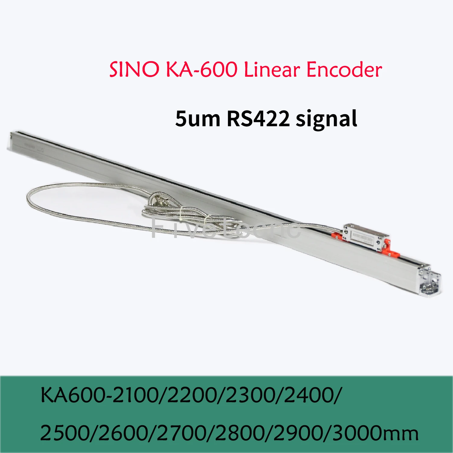 5um RS422 SINO KA-600 2100 2200 2300 2400 2500 2600 2700 2800 2900 3000mm 5micron DRO Linear Glass Scale KA600 Optical Encoder