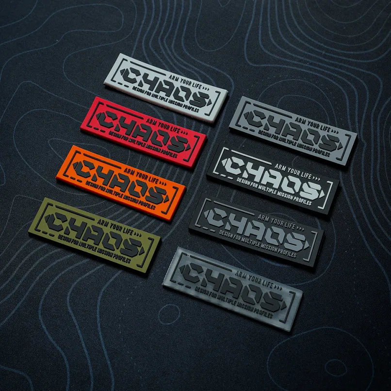 Luminous Chaos Gear Parche táctico de PVC para ropa y mochila - imagen 3